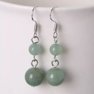 Genuine Green Aventurine Earrings